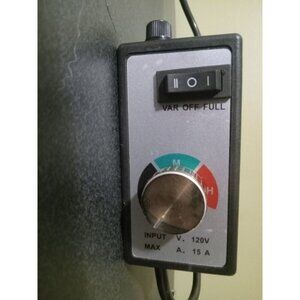 Fan Speed Controller 120V 1500W 15A - Variable Electronic Control